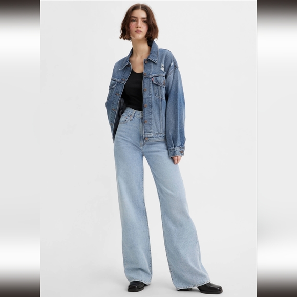 Levi's | Jeans | Levis Wide Leg Rib Cage Jeans | Poshmark